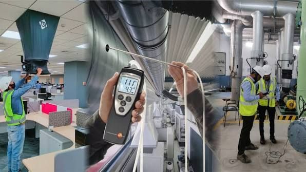 HVAC chilled water testing and commissioning