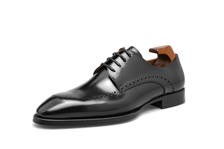 Formal Derby Leather Shoe - WH BESPOKE ES PARTNER TAILOR