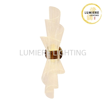 Post Modern Nordic Gold Luxur Wall Light