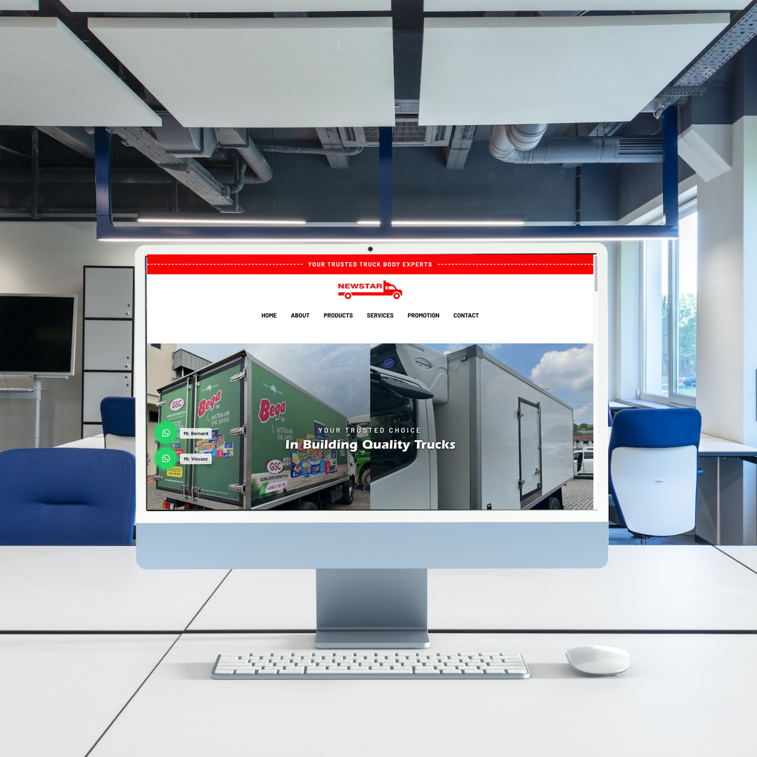 NEWSTAR SDN BHD Website Design & SEO Case Study | Truck Body Builder & Modification in Selangor