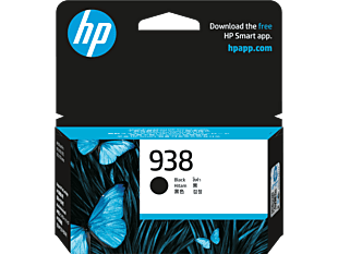 HP 938 Black Original Ink Cartridge 4S6X8PA