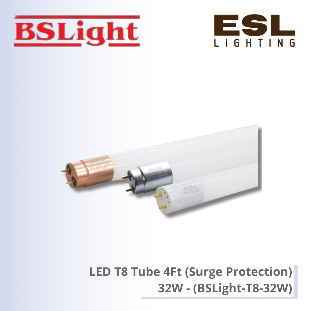 BSLight LED T8 Tube 4Ft (Surge Protection) 32W - BSLight-T8-32W [SIRIM]