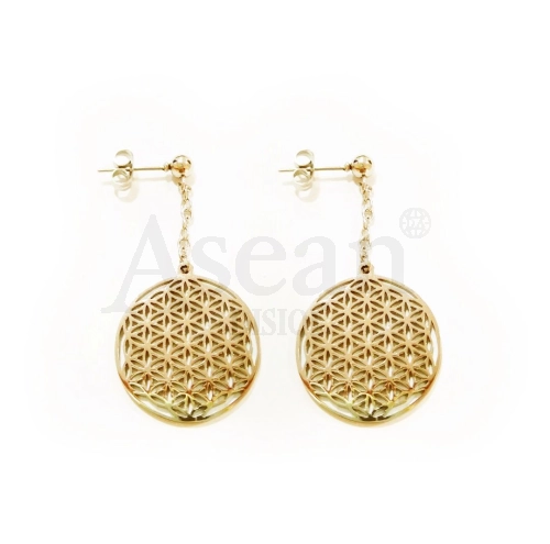 FLOWER OF LIFE EARRINGS