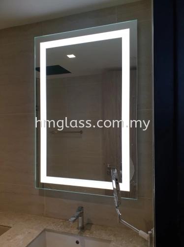 Washroom Mirror With Light Decoration 