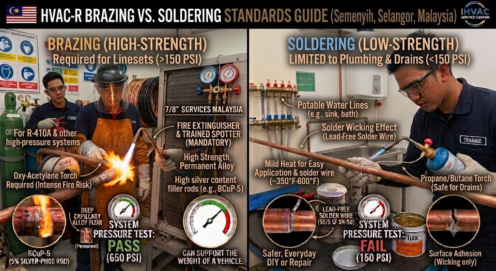 VAC brazing vs soldering standards guide