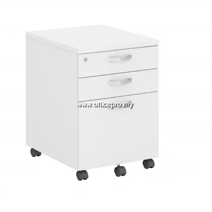 Mobile Pedestal 2 Drawer 1 Filing (2D1F) Klang HQ-YMP 3 