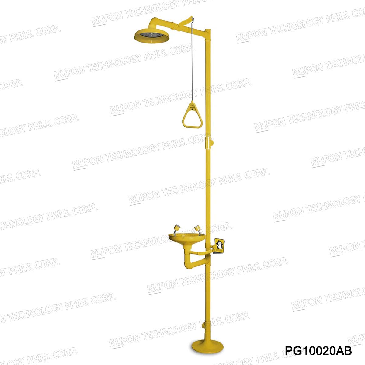 ABS Bowl Combination Emergency Shower And Eyewash Without Foot Pedal ; MODel: PG10020AB