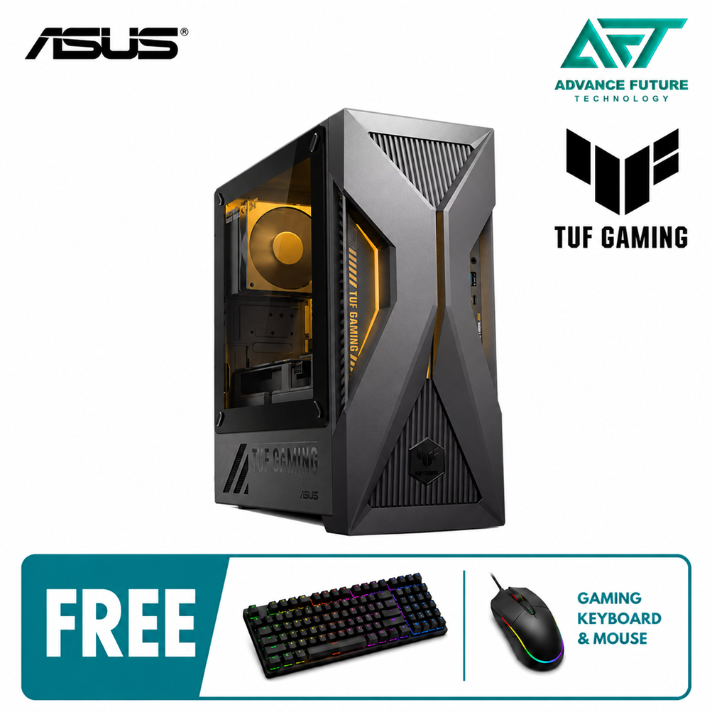 Asus TUF T500MV-05210H283W Gaming Desktop PC ( Intel Core 5 210H, 16GB, 512GB SSD, RTX3050, W11 )