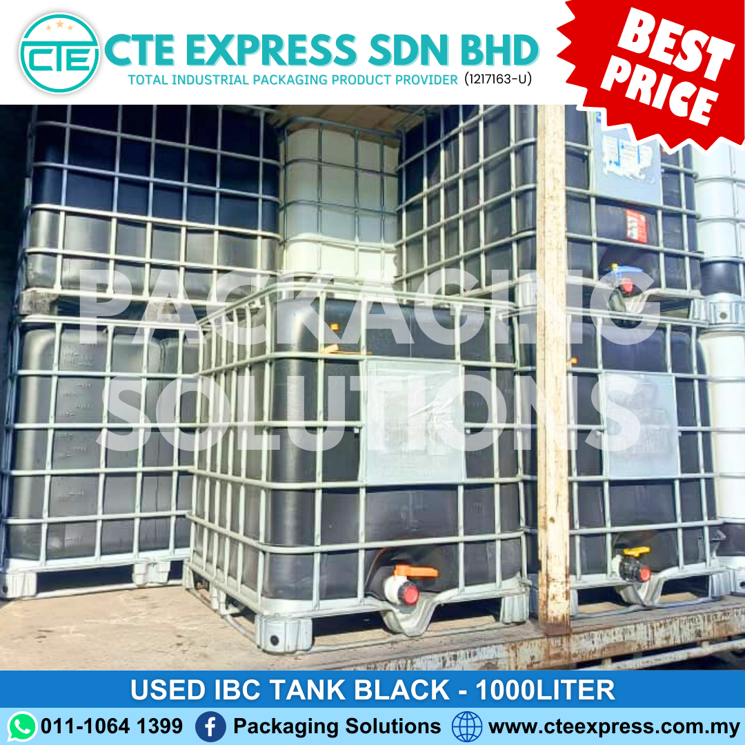 Used IBC Tank Black - 1000L