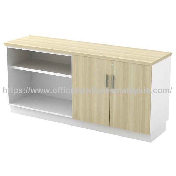 6 ft Open Shelf Combine With Swinging Door Design Low Side Cabinet OFBMOD7180