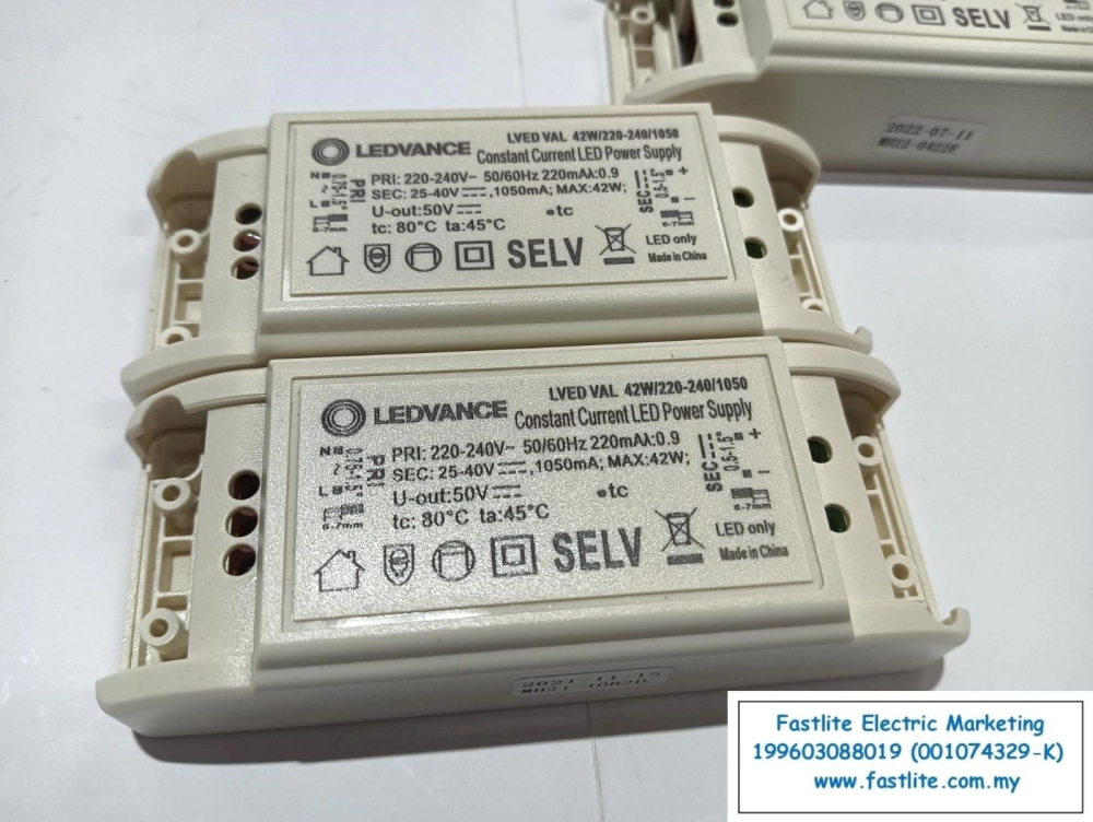 Ledvance LVED VAL 42W/220-240/1050 Constant Current LED Power Supply