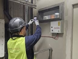 Server Room Fire Damper Inspection