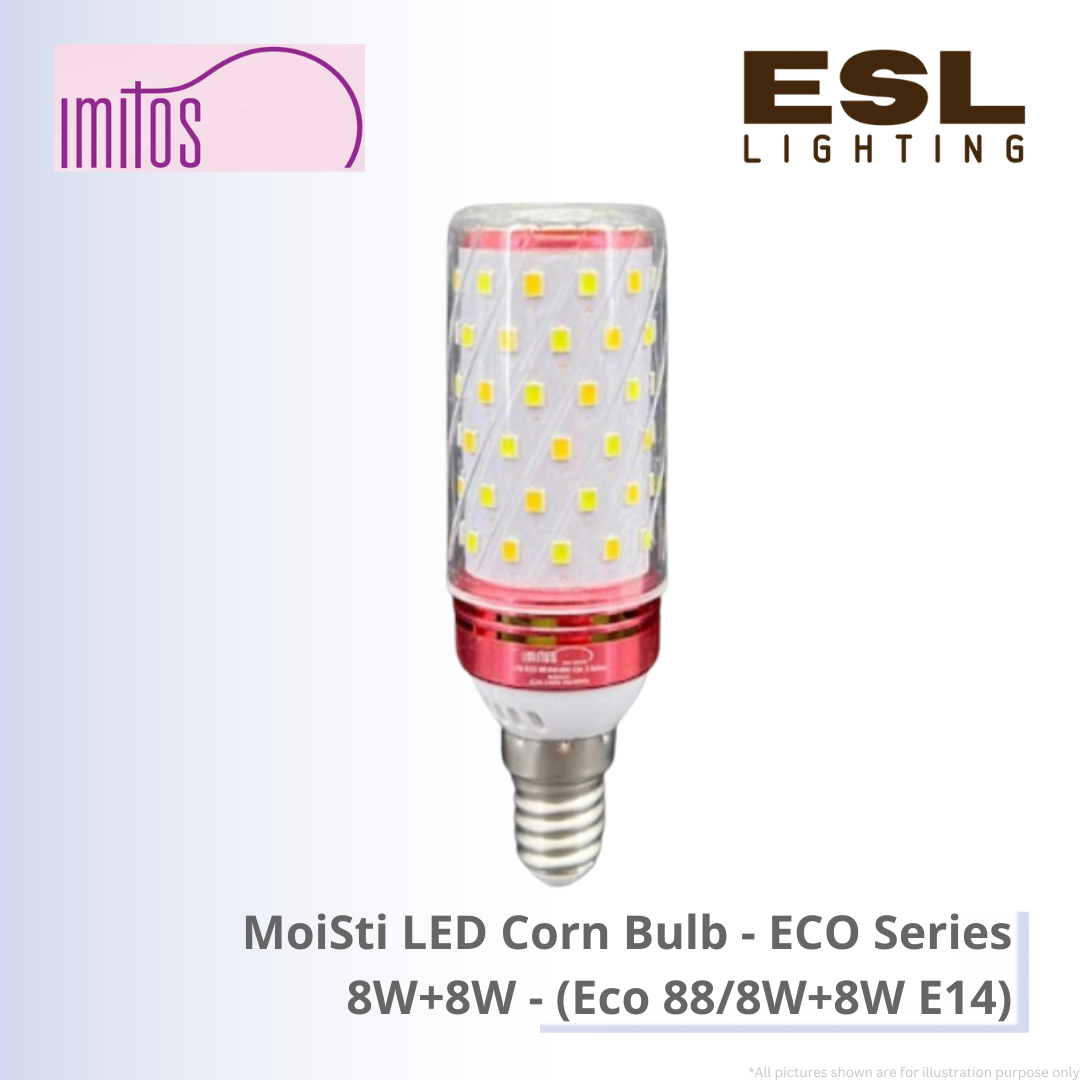 IMITOS MoiSti LED Corn Bulb (ECO Series) 8W+8W - Eco 88/8W+8W E14