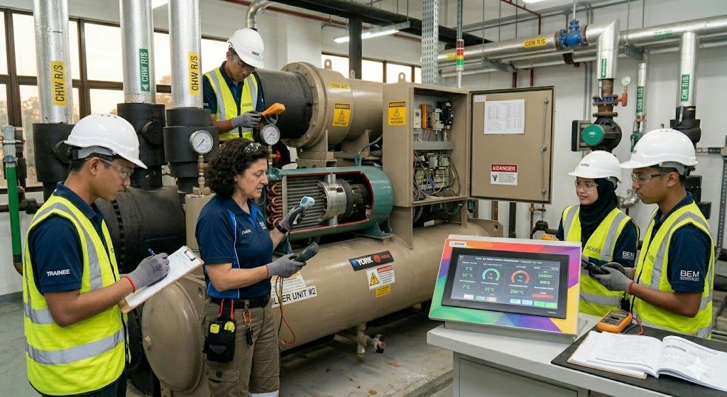 Building service chiller system training