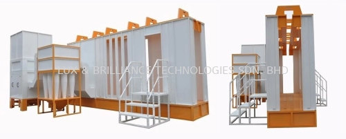 Multi Cyclone Powder Coating Booth