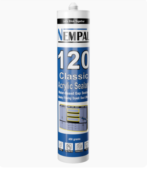Nempal 120 Classic Acrylic Gap Sealant  |  Water-based Acrylic Latex Gap Sealant
