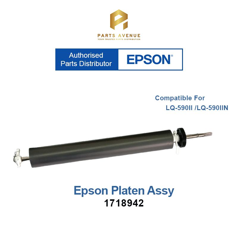 EPSON 1718942 Platen Assembly Roller for LQ-590II LQ-590IIN Dot Matrix Printer