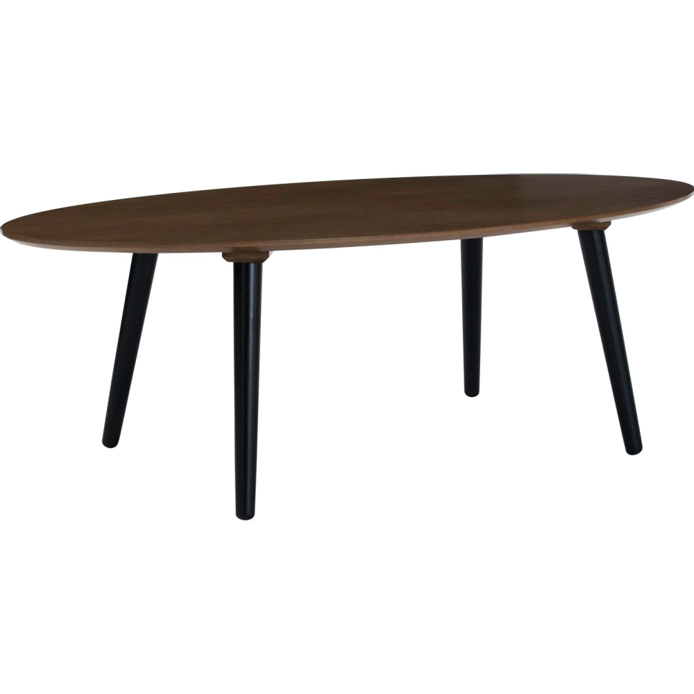 Carsyn Oval Coffee Table - Walnut