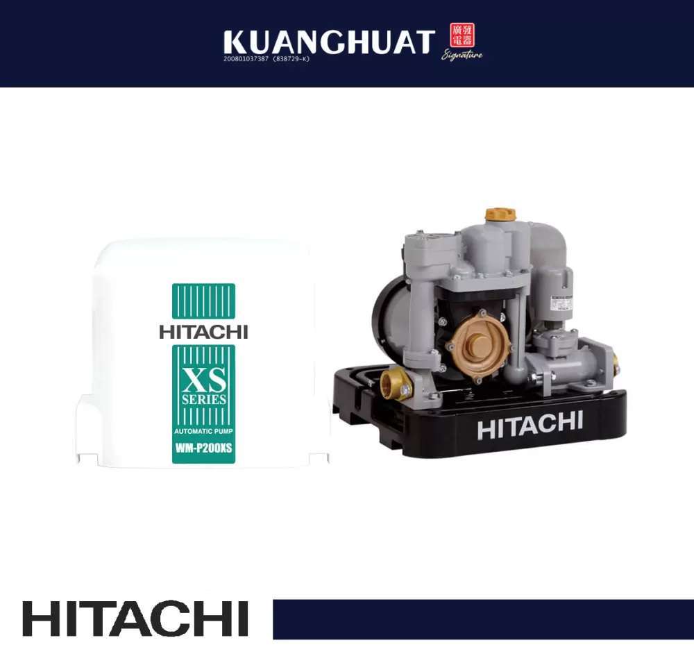 HITACHI Compact Type – Shallow Well Water Pump (200W) WM-P200XS