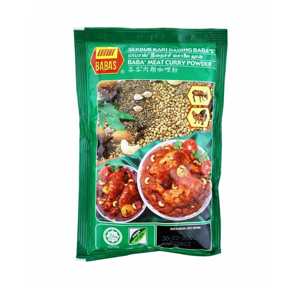 Babas Serbuk Kari Daging / Meat Curry Powder 125g