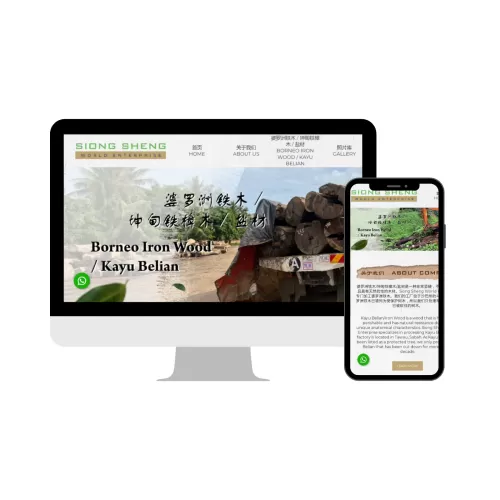 Sabah Website Design | Web Design - Iron Wood Supplier