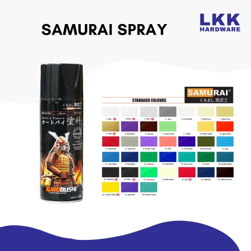 400ML SAMURAI SPRAY PAINT STANDARD COLOR