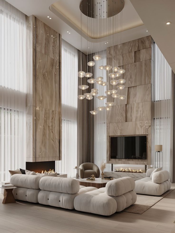 Stylish Ripple Fold Curtains for Living Rooms & Hotels