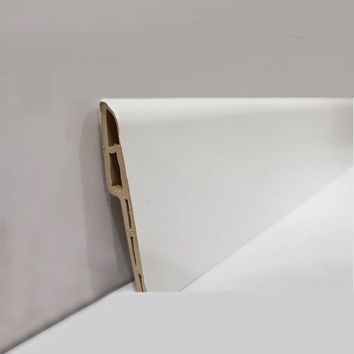 PVC Skirting 70mmH Pure White