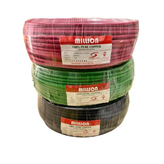 Million 10mm PVC Cable 100% Pure Copper 