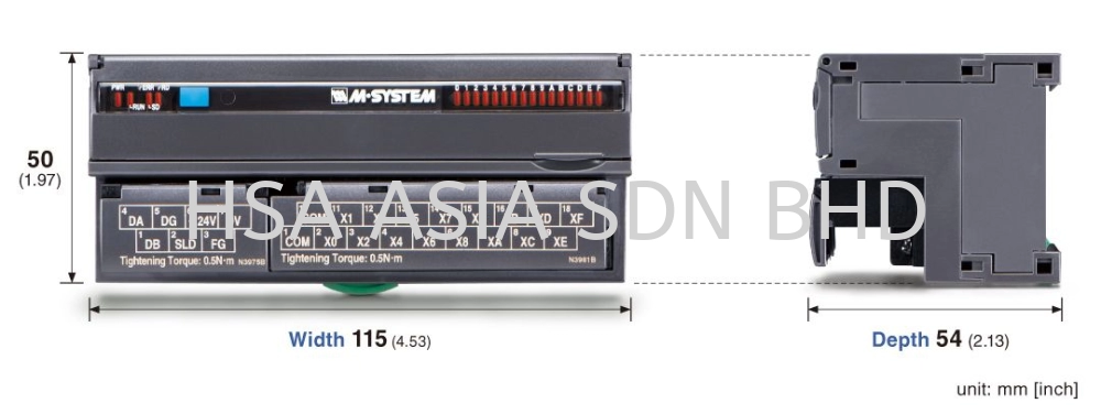 M-SYSTEM COMPACT REMOTE I/O R7 SERIES