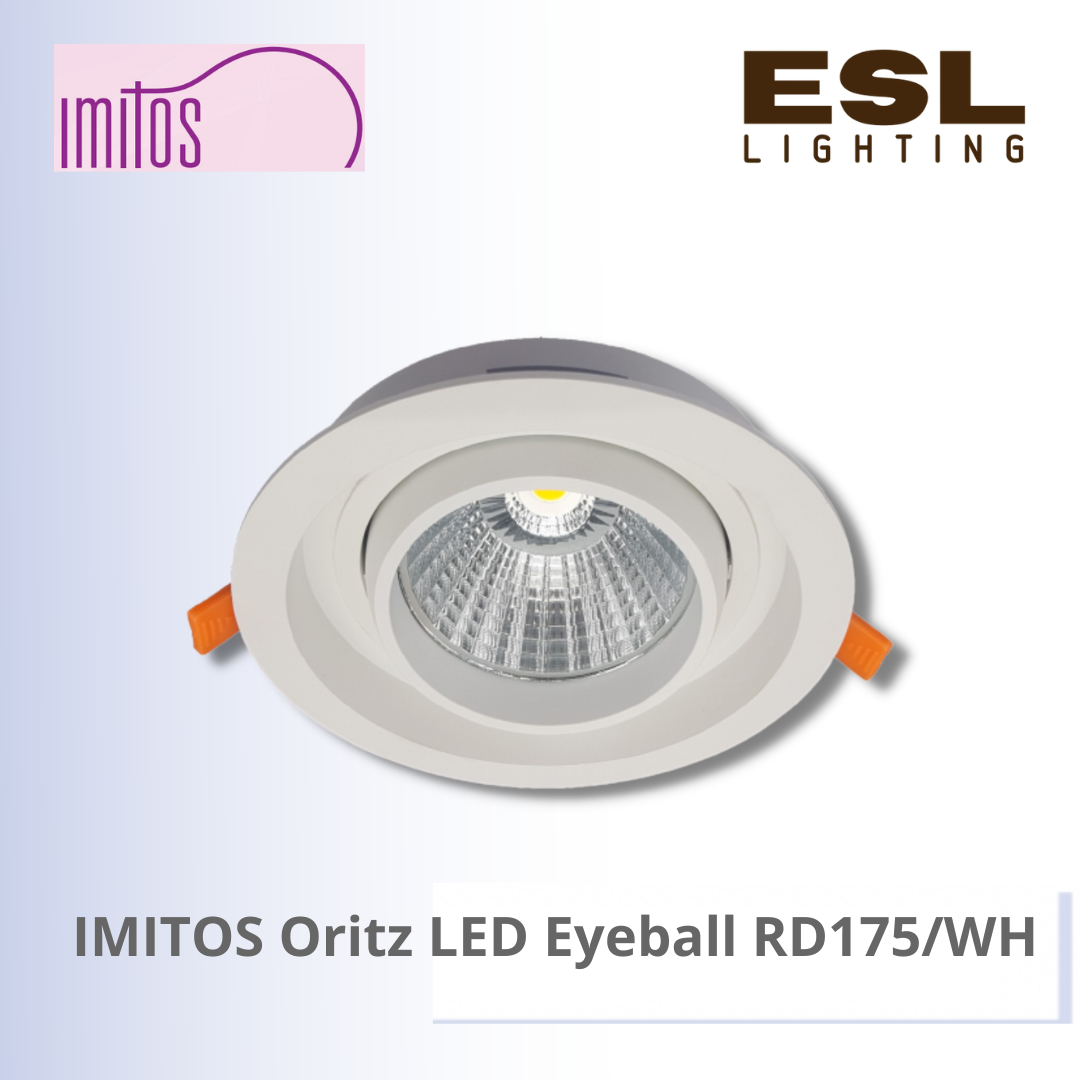 IMITOS Oritz LED EYEBALL 30W - RD 175/WH