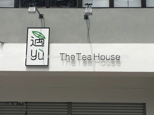 EG BOX UP AND STEEL PLATE CUT OUT SIGNAGE (THE TEA HOUSE, SERDANG, 2018)