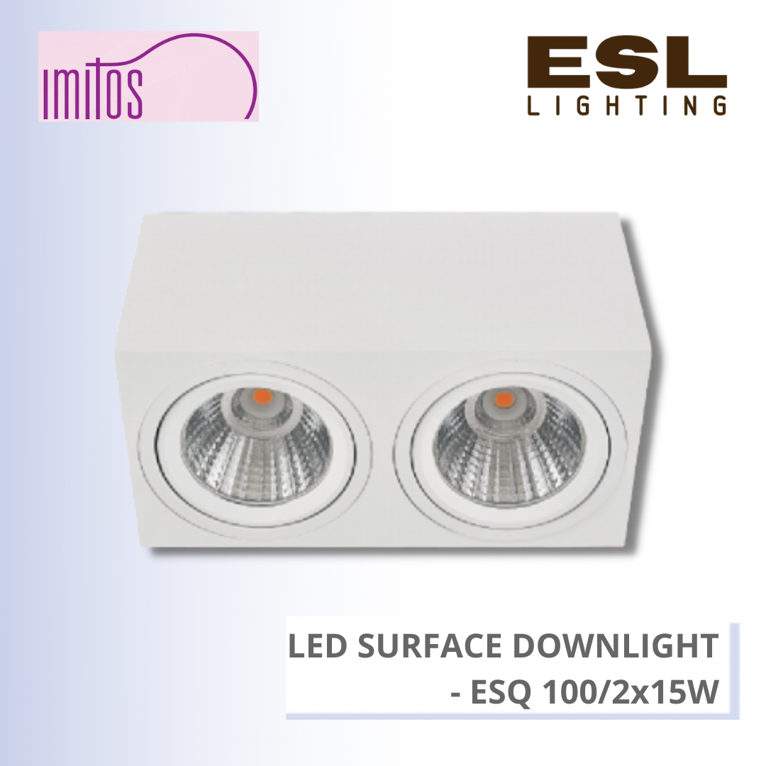 IMITOS ORITZ LED SURFACE EYEBALL 2x15W - ESQ 100/2x15W