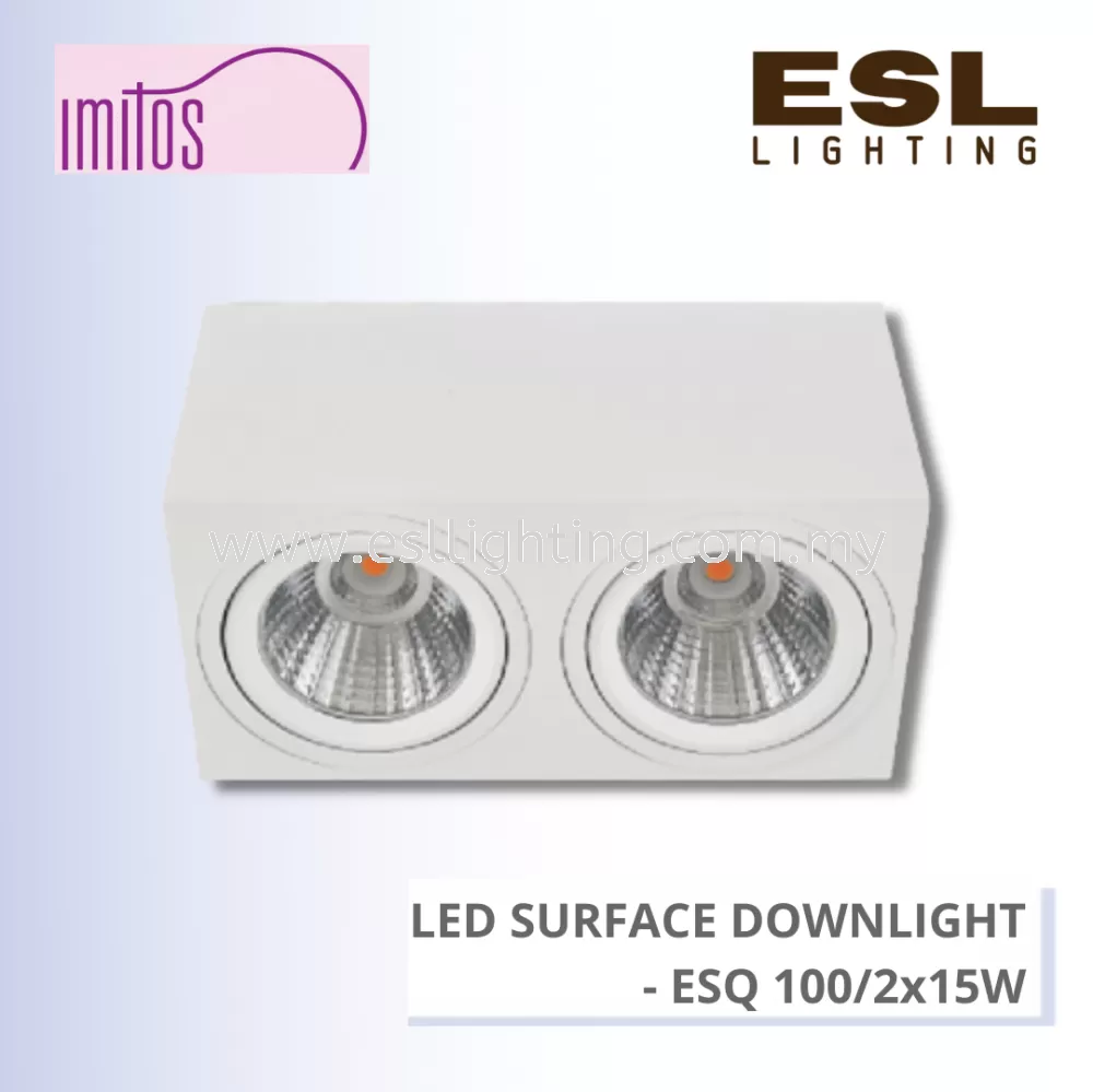 IMITOS ORITZ LED SURFACE EYEBALL 2x15W - ESQ 100/2x15W