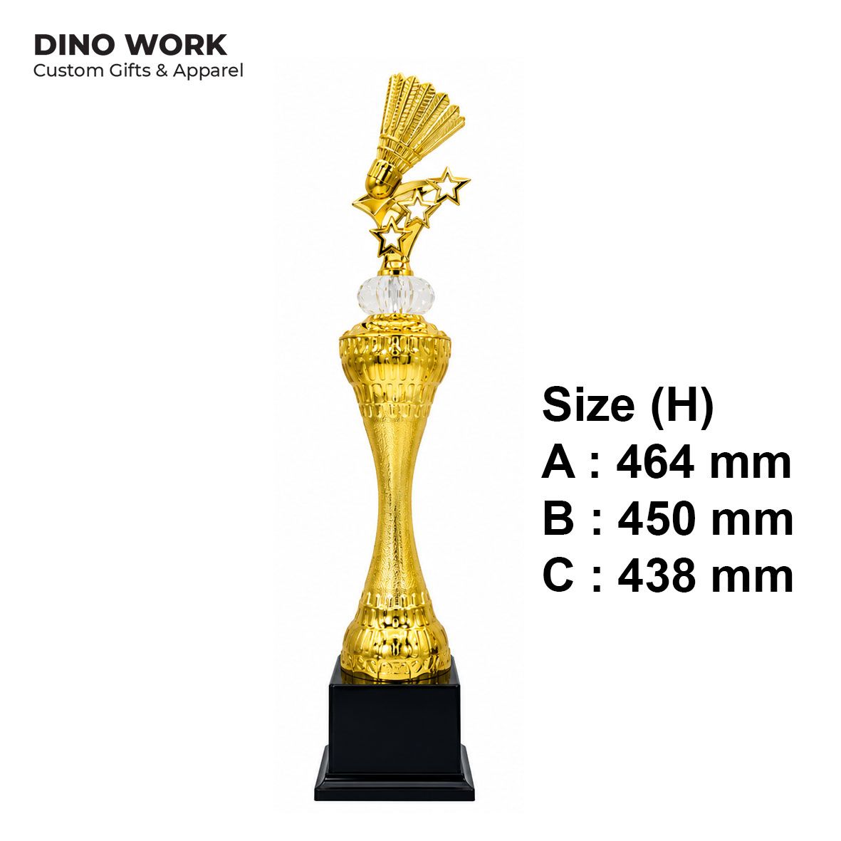 Badminton Trophy | Custom Badminton Awards Malaysia