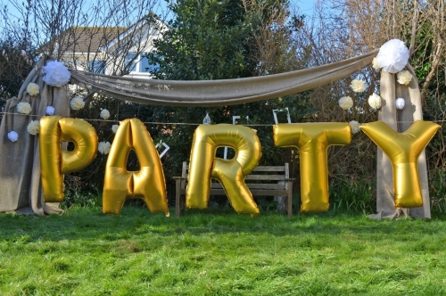 40inch Foil Balloon Alphabet P - Gold (FB-40-PG)