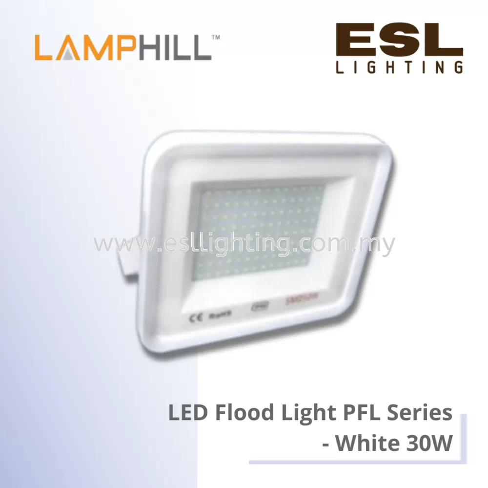 LAMPHILL LED Flood Light PFL SERIES (White) - PFL-3030W / PFL-3065W