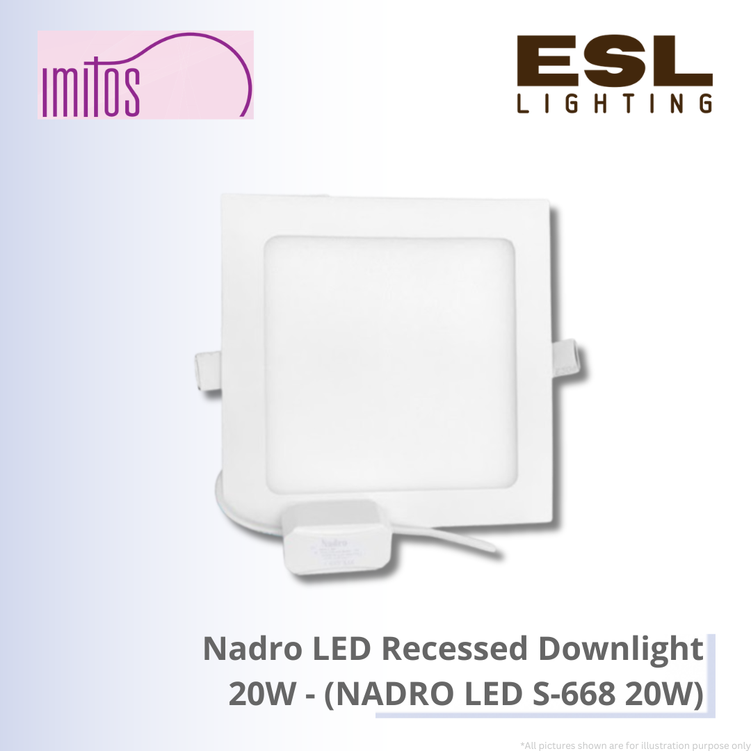 IMITOS Nadro LED Recessed Downlight 20W - NADRO LED S-668 20W