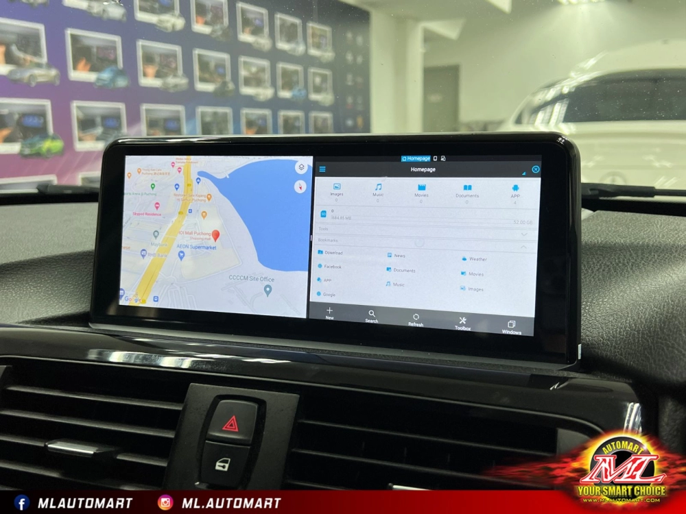 BMW 3 Series F30 Android Monitor