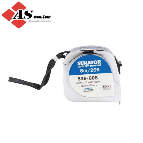 SENATOR LTC008, 8m / 26ft, Tape Measure, Metric and Imperial, Class II / Model: SEN5366080K