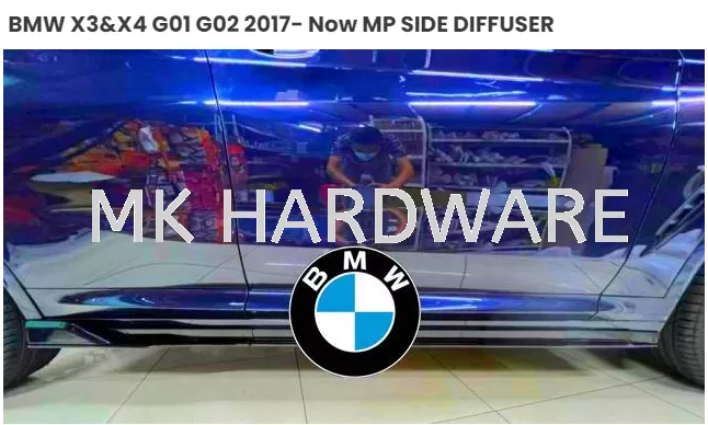 BMW X3&X4 G01 G02 2017- Now MP SIDE DIFFUSER