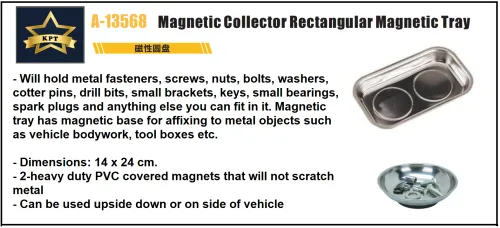 [LOCAL] Magnetic Collector Rectangular Magnetic Tray A-13568