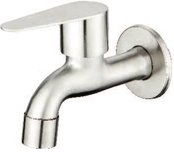 IT-W7196J9-LS Wall Bib Tap | Premium Hose Bib Tap – Brushed Finish Outdoor Water Tap