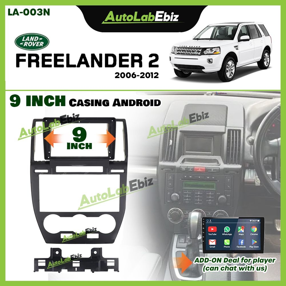 Land Rover Ranger Freelander 2006-2012 - 9 inch Casing Android with Power Canbus