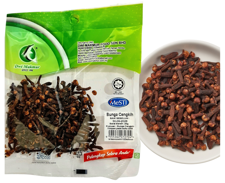 Cloves 20 Grams RM3.50 X 5 Units C.Dwi Makmur