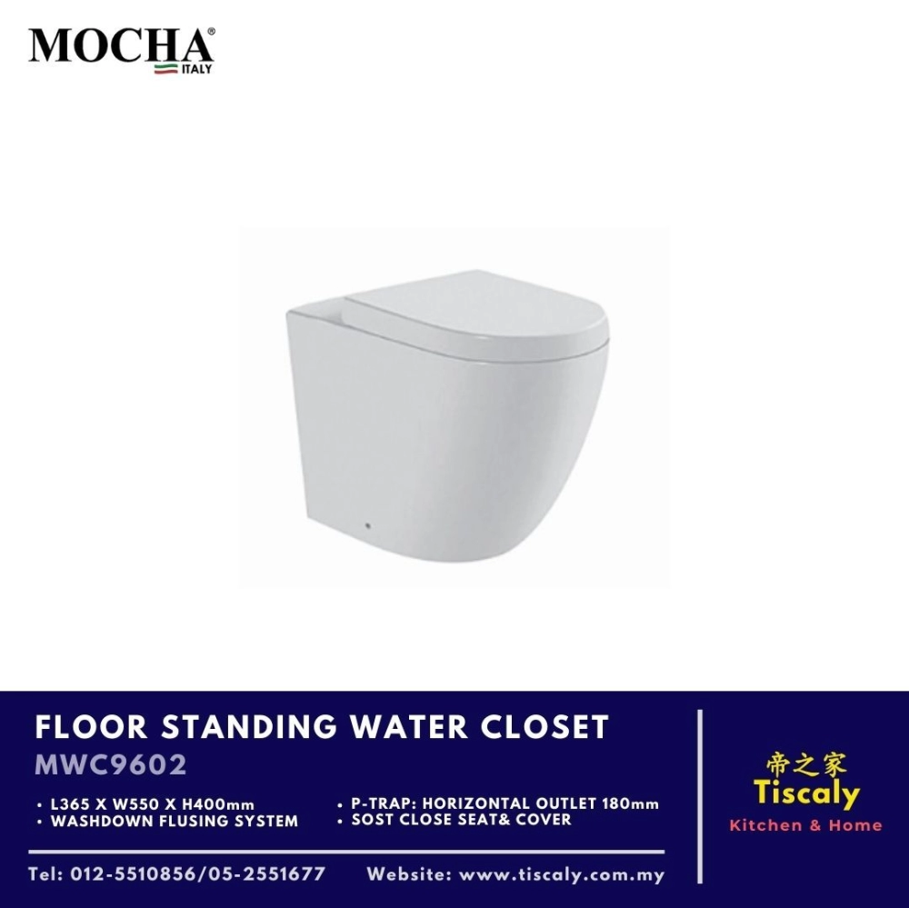 MOCHA FLOOR STANDING WATER CLOSET MWC9602