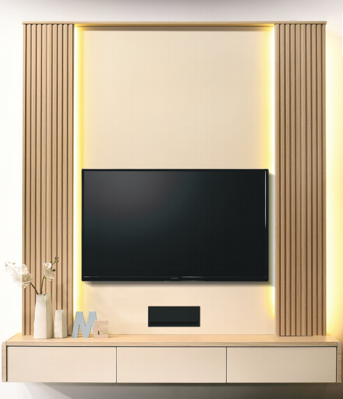 VD-9010 MUJI WALL MOUNTED TV CABINET (LCD SERIES)