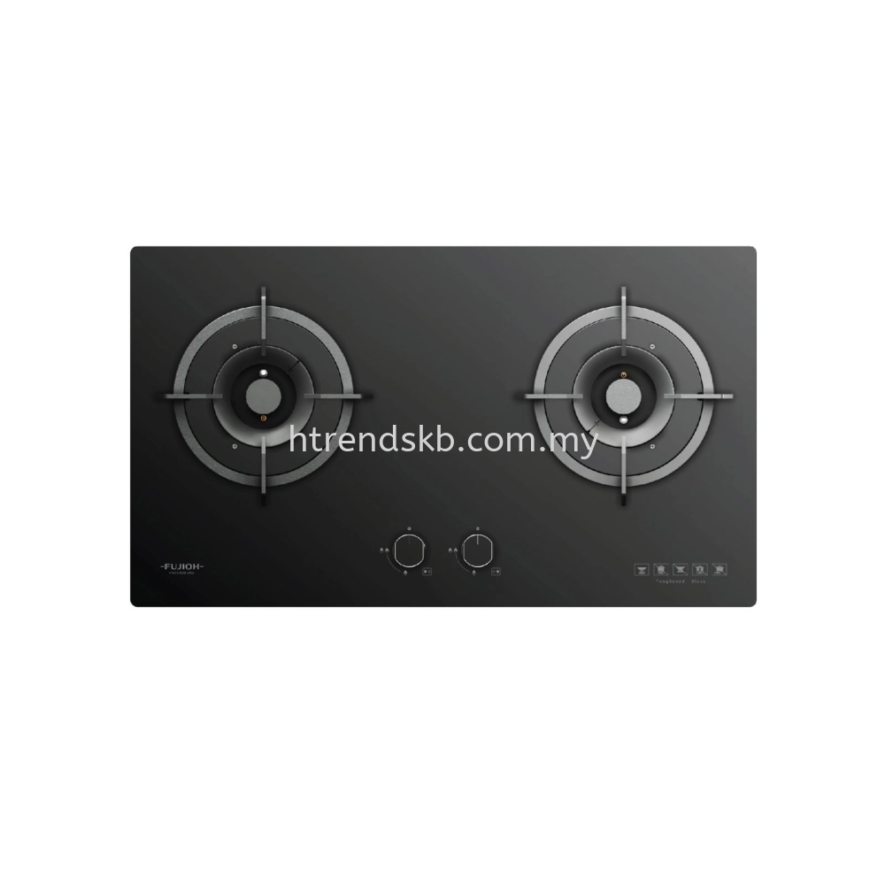 Fujioh 2 Burner Build In Gas Hob (Glass) FH-GS2020SVGL