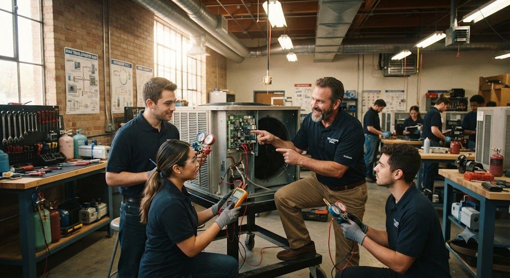 HVAC repair and maintenance training