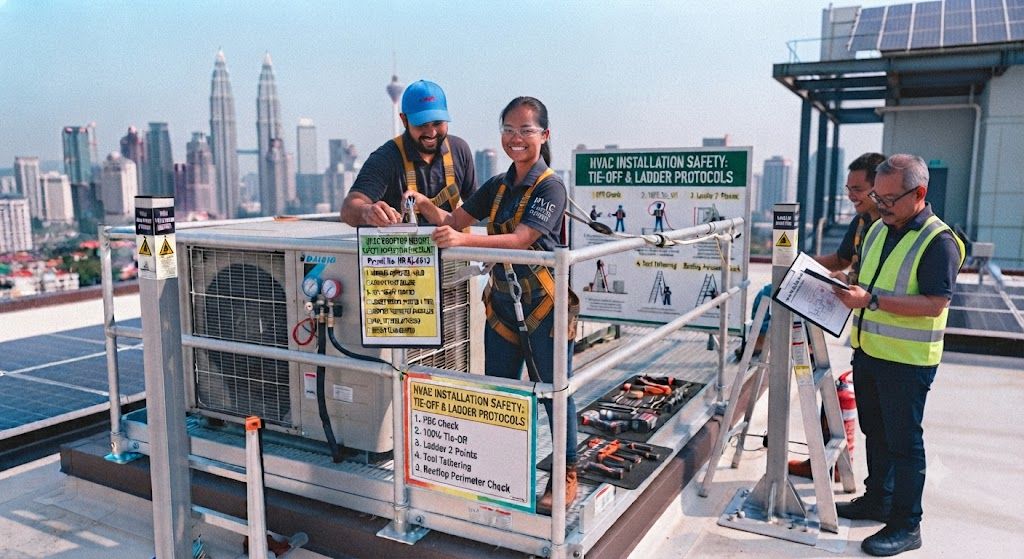 HVAC height safety inspection checklist